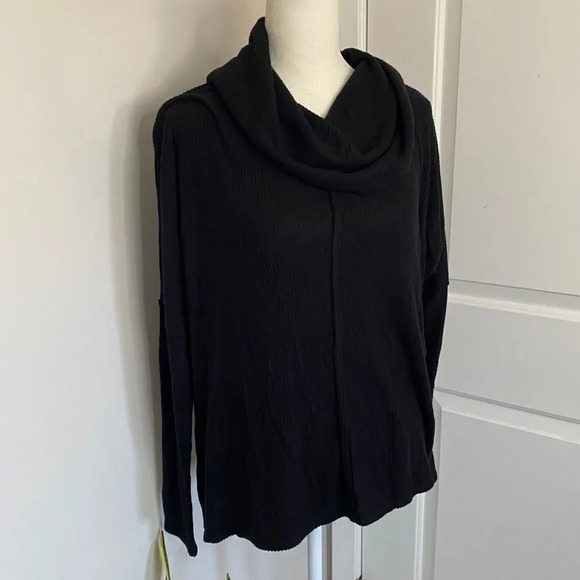 New Nordstrom Ribbed Cowl Neck Oversized Sweater - Picture 2 of 12